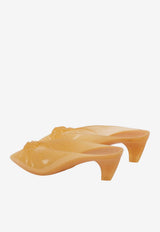 Chloé 55 Knotted Jelly Mules Amber CH26U17ORQ 26O