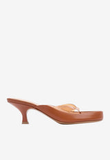 Chloé Junie 55 Thong Sandals Brown CH26U17XYD 25V