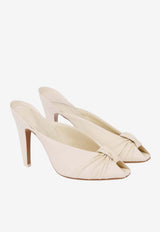 Chloé Suzie 95 Nappa Leather Mules Ivory CH26U18BXA 22O