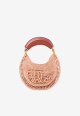 Chloé Mini Summer Banana Hobo Bag Beige CH26UP782P08 24M