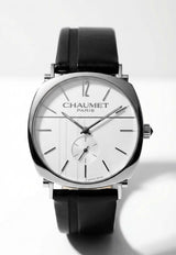Chaumet Dandy Leather and Stainless Steel 38mm Watch Black CHAUDLSS38W_TH