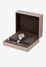 Chaumet Maris Stainless Steel 40mm Watch with Diamond-Set Bezel Gray CHAUMSS40WDSB_TH