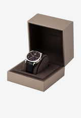 Chaumet Dandy Grande Leather and Stainless Steel 39mm Watch Black CHAUDGLSS39W_TH