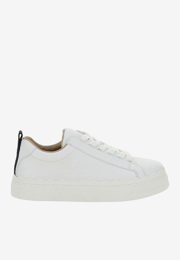 Chloé Lauren Low-Top Sneakers CHC19S10842101 WHITE