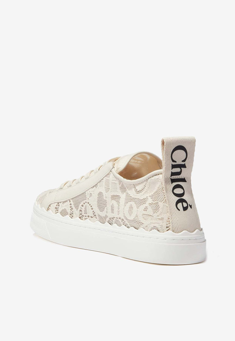 Chloé Lauren Low-Top Sneakers CHC19U108D26J1 MILD BEIGE