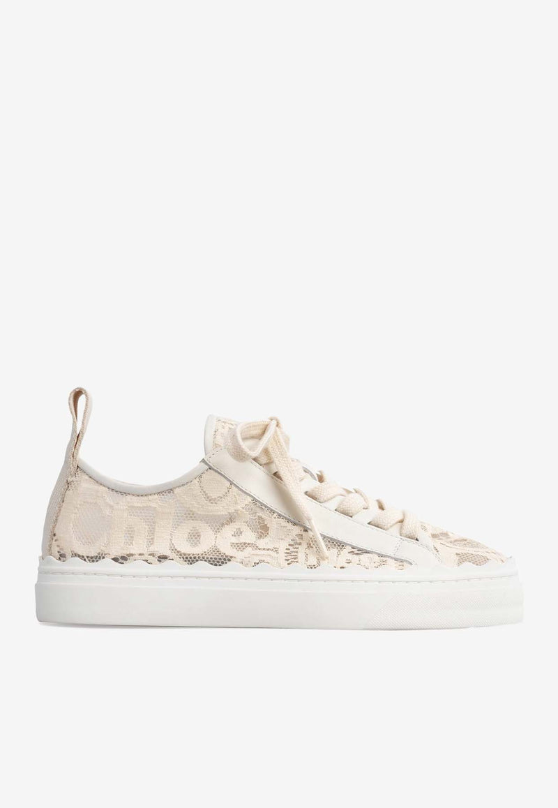 Chloé Lauren Low-Top Sneakers CHC19U108D26J1 MILD BEIGE