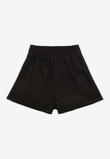 Chloé Kids Girls Bow-Detailed Shorts Black CHC20092-CLI/O_CHLOE-859