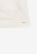 Chloé Kids Girls Broderie Anglaise Blouse White CHC20098-CCO/O_CHLOE-117