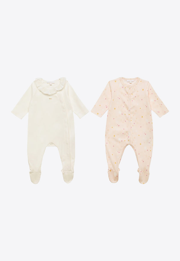 Chloé Kids Babies Onesie Gift Set - Set of 2 Pink CHC20188CO/O_CHLOE-S01