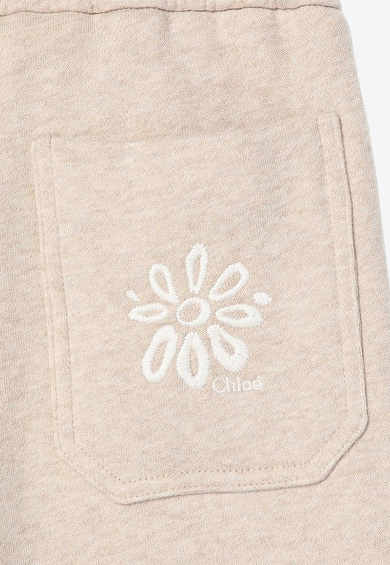 Chloé Kids Girls Embroidered Logo Track Pants CHC20226-CCO/P_CHLOE-C03 CHC20226-CCO/P_CHLOE-C03_621-14