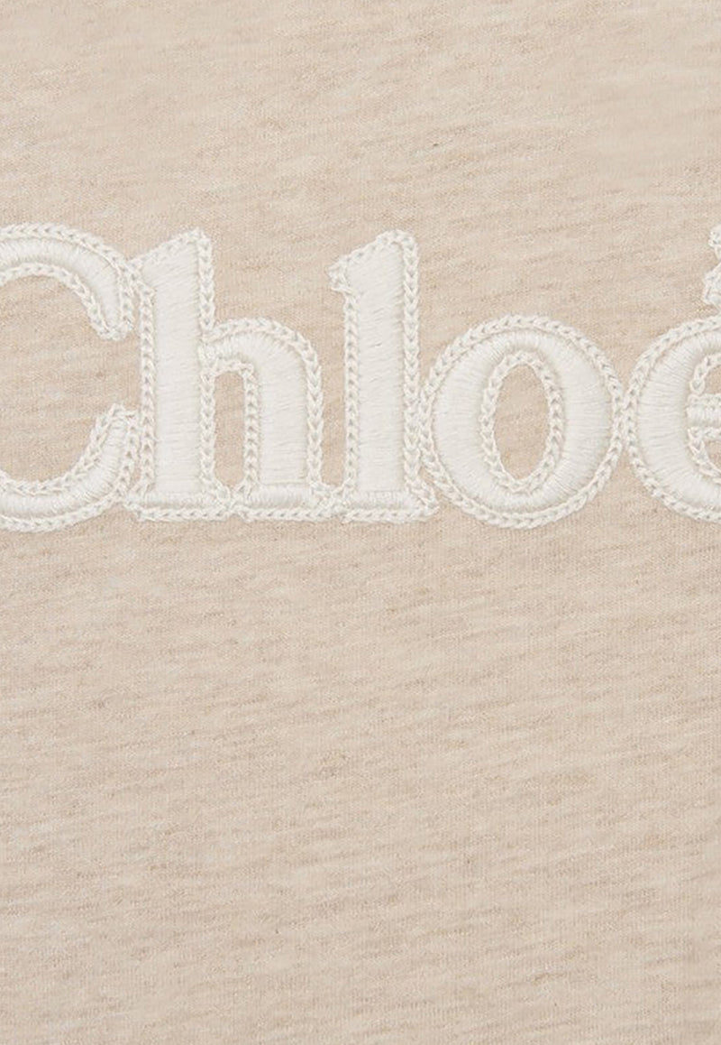 Chloé Kids Girls Long-Sleeved Logo T-shirt CHC20253-CCO/P_CHLOE-C03 CHC20253-CCO/P_CHLOE-C03_621-14