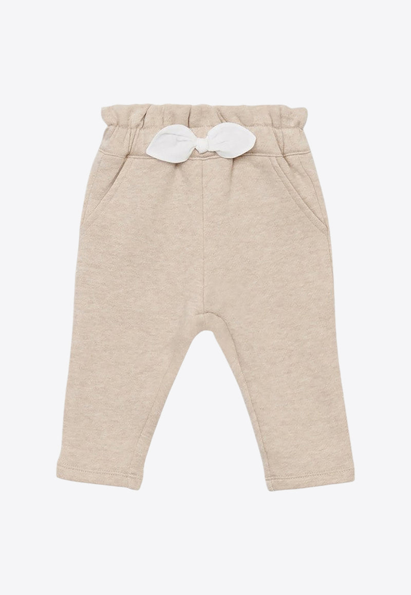 Chloé Kids Girls Embroidered Logo Pants CHC20301-BCO/P_CHLOE-C03 CHC20301-BCO/P_CHLOE-C03_622-2A