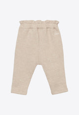 Chloé Kids Girls Embroidered Logo Pants CHC20301-BCO/P_CHLOE-C03 CHC20301-BCO/P_CHLOE-C03_622-2A