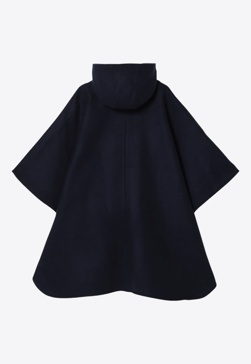 Chloé Kids Girls Wool Hooded Cape CHC20383-BWO/P_CHLOE-859 CHC20383-BWO/P_CHLOE-859_621-14