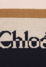 Chloé Kids Girls Wool Blend High-Neck Sweater CHC20396-BWO/P_CHLOE-859 CHC20396-BWO/P_CHLOE-859_621-8