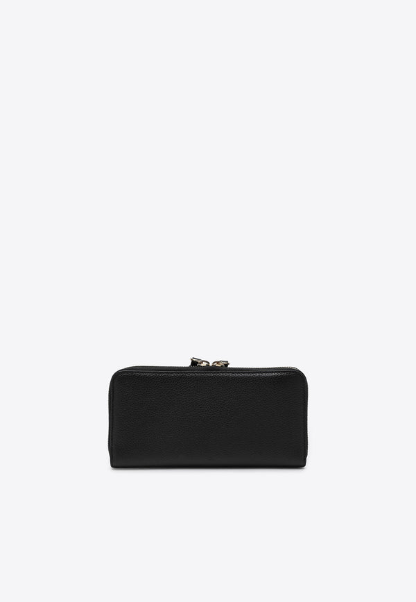 Chloé Alphabet Zipped Wallet Black CHC21WP941F57/P_CHLOE-001