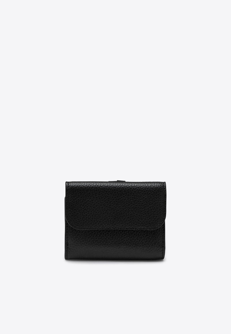 Chloé Mini Alphabet Tri-Fold Wallet Black CHC21WP946F57/P_CHLOE-001