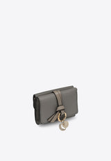 Chloé Mini Alphabet Tri-Fold Wallet Gray CHC21WP946F57/P_CHLOE-053