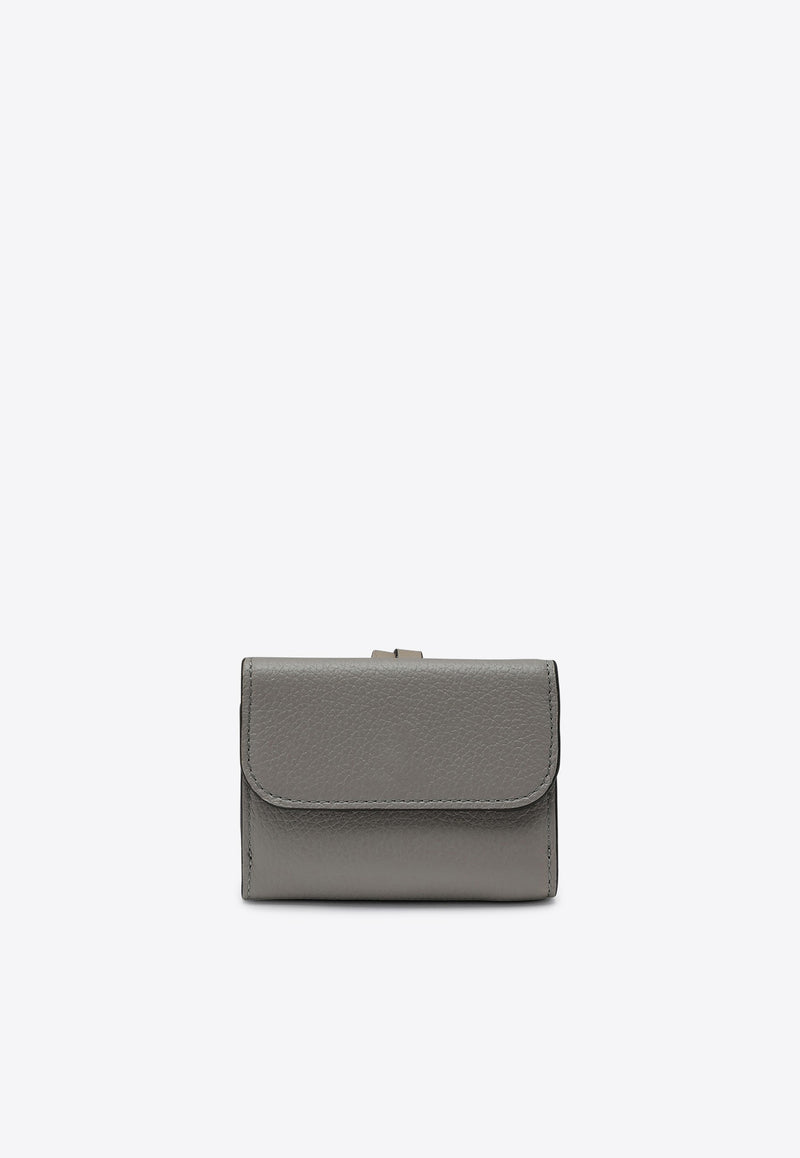 Chloé Mini Alphabet Tri-Fold Wallet Gray CHC21WP946F57/P_CHLOE-053