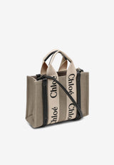 Chloé Small Woody Logo Tote Bag Beige CHC22AS397I26/P_CHLOE-91J