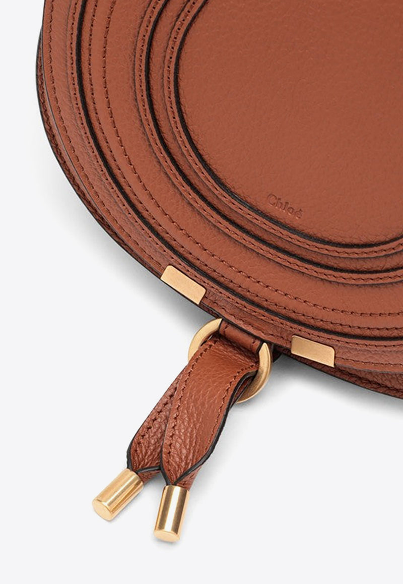 Chloé Small Marcie Leather Crossbody Bag CHC22AS680I31/O_CHLOE-25M