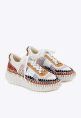 Chloé Low-Top Nama Sneakers CHC22S579Y0646 GINGER RED