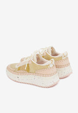 Chloé Nama Sneakers in Lower-Impact Mesh CHC22S579Y0745 BRIGHT GOLD