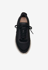 Chloé Nama Low-Top Sneakers Black CHC22S579Y0BLACK