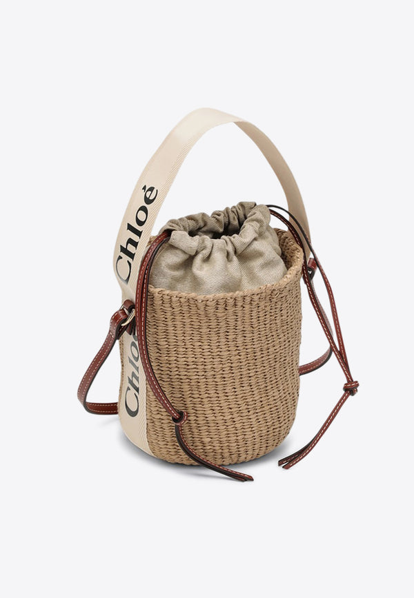 Chloé Small Woody Bucket Bag Beige CHC22SS381G55/Q_CHLOE-101