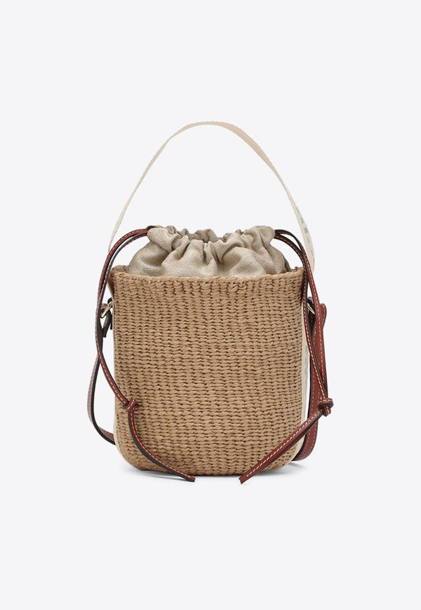 Chloé Small Woody Basket Bucket Bag Natural CHC22SS381G55/P_CHLOE-101