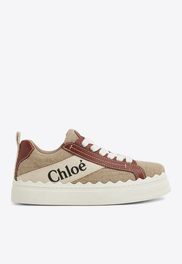 Chloé Lauren Low-Top Sneakers CHC22U108Z4BROWN