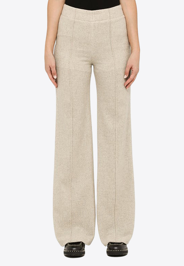 Chloé Wool-Blend Palazzo Pants Green CHC22WPA46069/L_CHLOE-22D