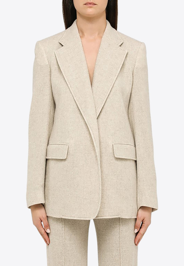 Chloé Wool and Cashmere Blazer Green CHC22WVE03069/L_CHLOE-22D