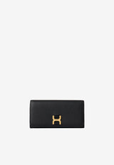 Chloé Long Marcie Wallet in Calf Leather CHC23AP098I31001 BLACK