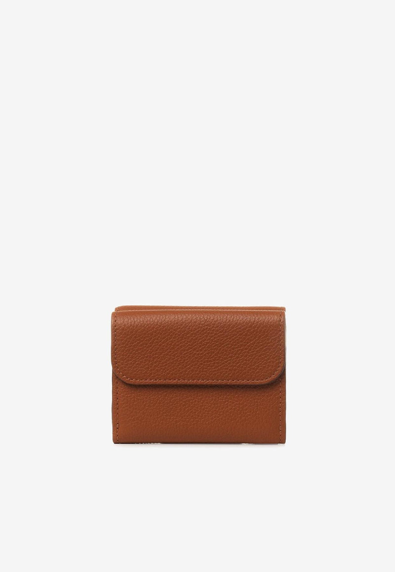 Chloé Small Marcie Tri-Fold Wallet CHC23AP099I3125M TAN