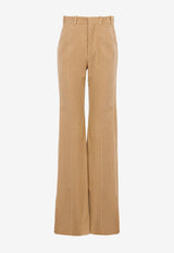 Chloé Corduroy Tailored Pants CHC23APA17155278 PEARL BEIGE Beige