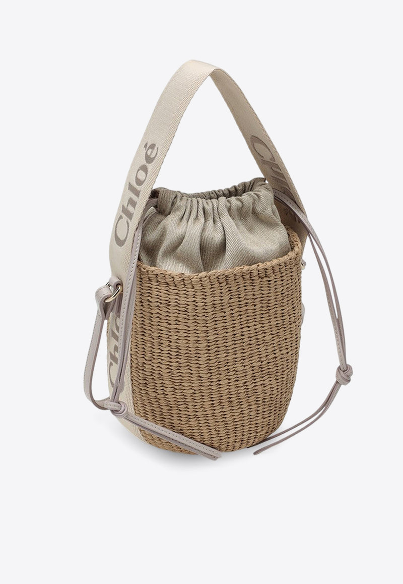 Chloé Small Woody Basket Bucket Bag Natural CHC23AS381L18/P_CHLOE-084