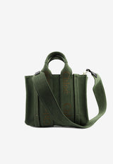 Chloé Small Woody Tote Bag CHC23AS397L123E8 WIDE FOREST Green