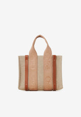 Chloé Small Woody Tote Bag CHC23AS397L17275 Soft Tan