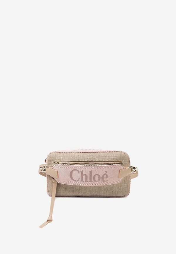 Chloé Logo Woody Belt Bag CHC23AS432L1326Y BLUSHY BEIGE Natural
