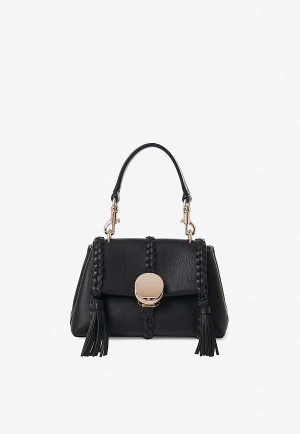 Chloé Mini Penelope Top Handle Bag CHC23AS575K15001 BLACK Black