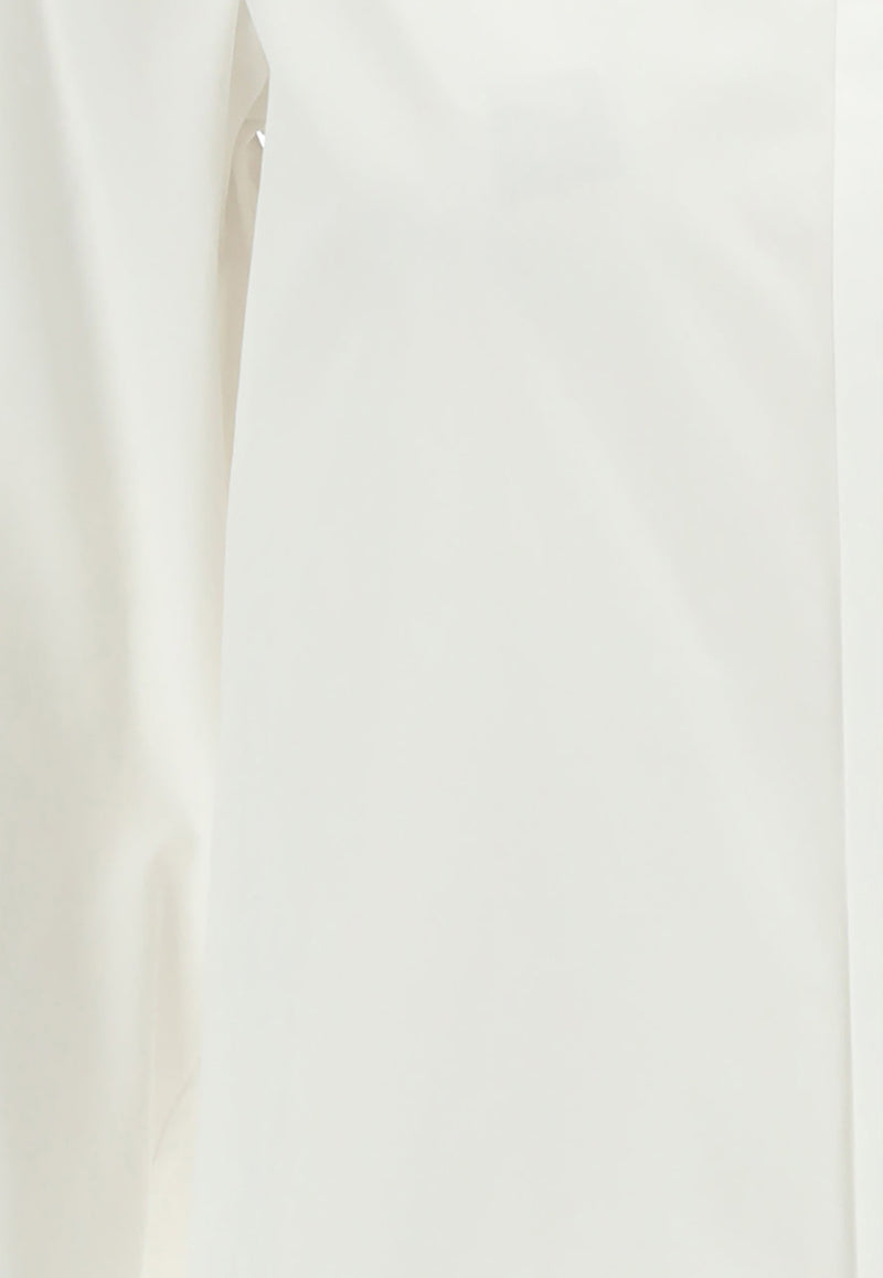 Chloé Long-Sleeved Poplin Shirt CHC23SHT29_481_101 White