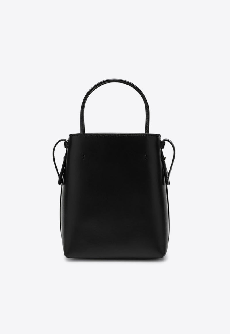 Chloé Micro Sense Leather Shoulder Bag Black CHC23UP873I10/P_CHLOE-001