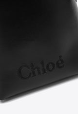 Chloé Micro Sense Leather Shoulder Bag Black CHC23UP873I10/P_CHLOE-001