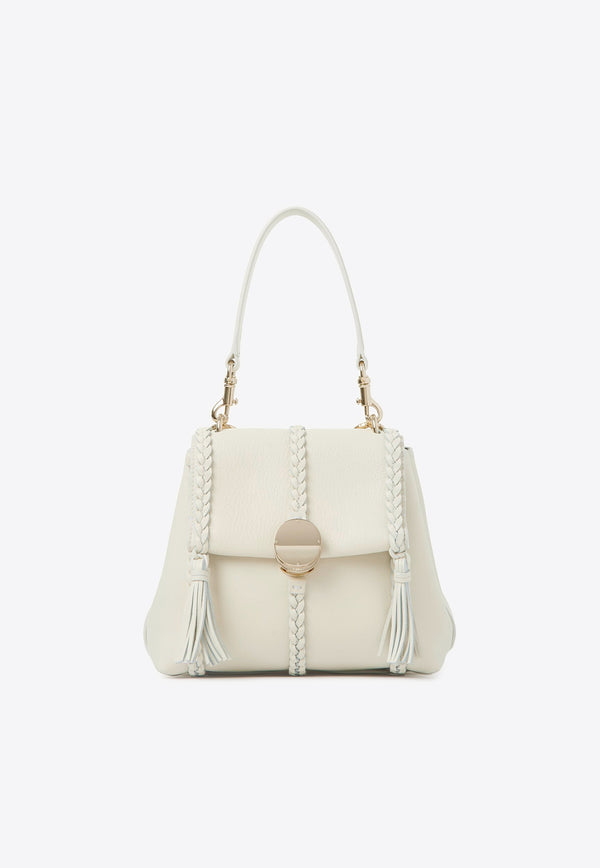 Chloé Small Penelope Shoulder Bag CHC23US567K15101 WHITE