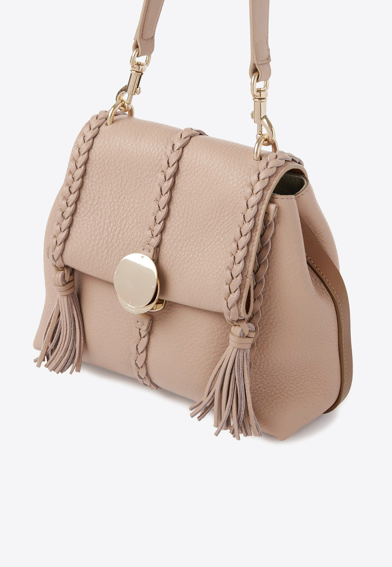 Chloé Small Penelope Shoulder Bag CHC23US567K1528U NOMAD BEIGE