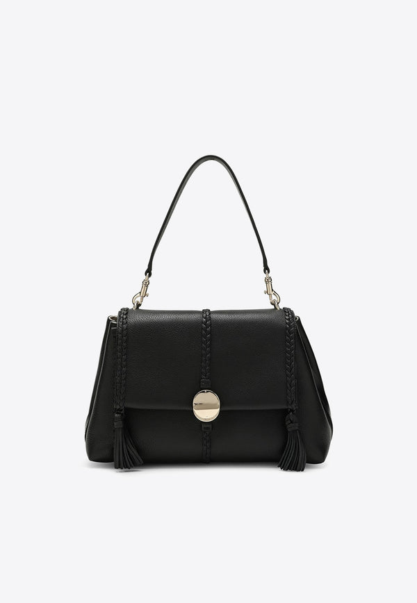 Chloé Medium Penelope Shoulder Bag Black CHC23US569K15/O_CHLOE-001