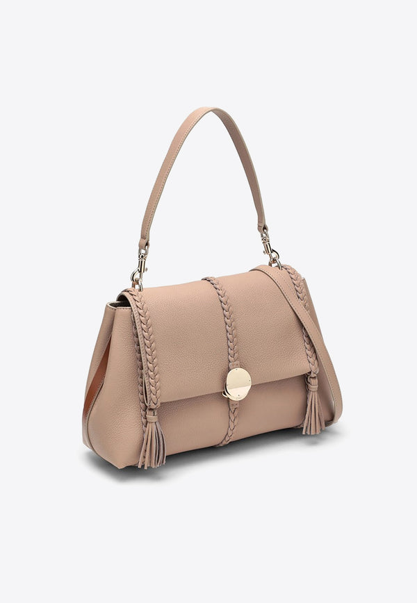 Chloé Medium Penelope Leather Shoulder Bag CHC23US569K15/O_CHLOE-28U