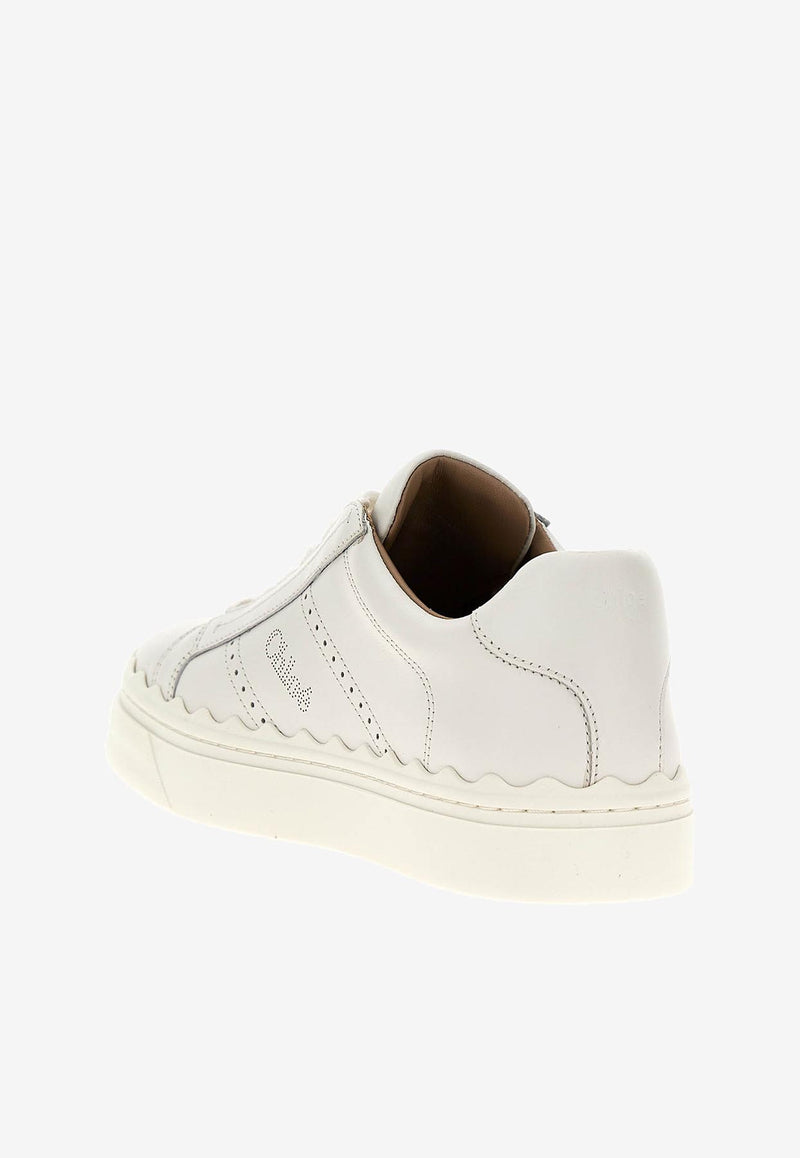 Chloé Lauren Low-Top Sneakers CHC23W953GQ101 WHITE