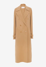 Chloé Masculine Wool and Cashmere Overcoat CHC23WMA13071278 PEARL BEIGE
